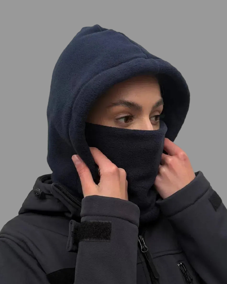 Komin z kapturem / buff 5.45 – granatowy