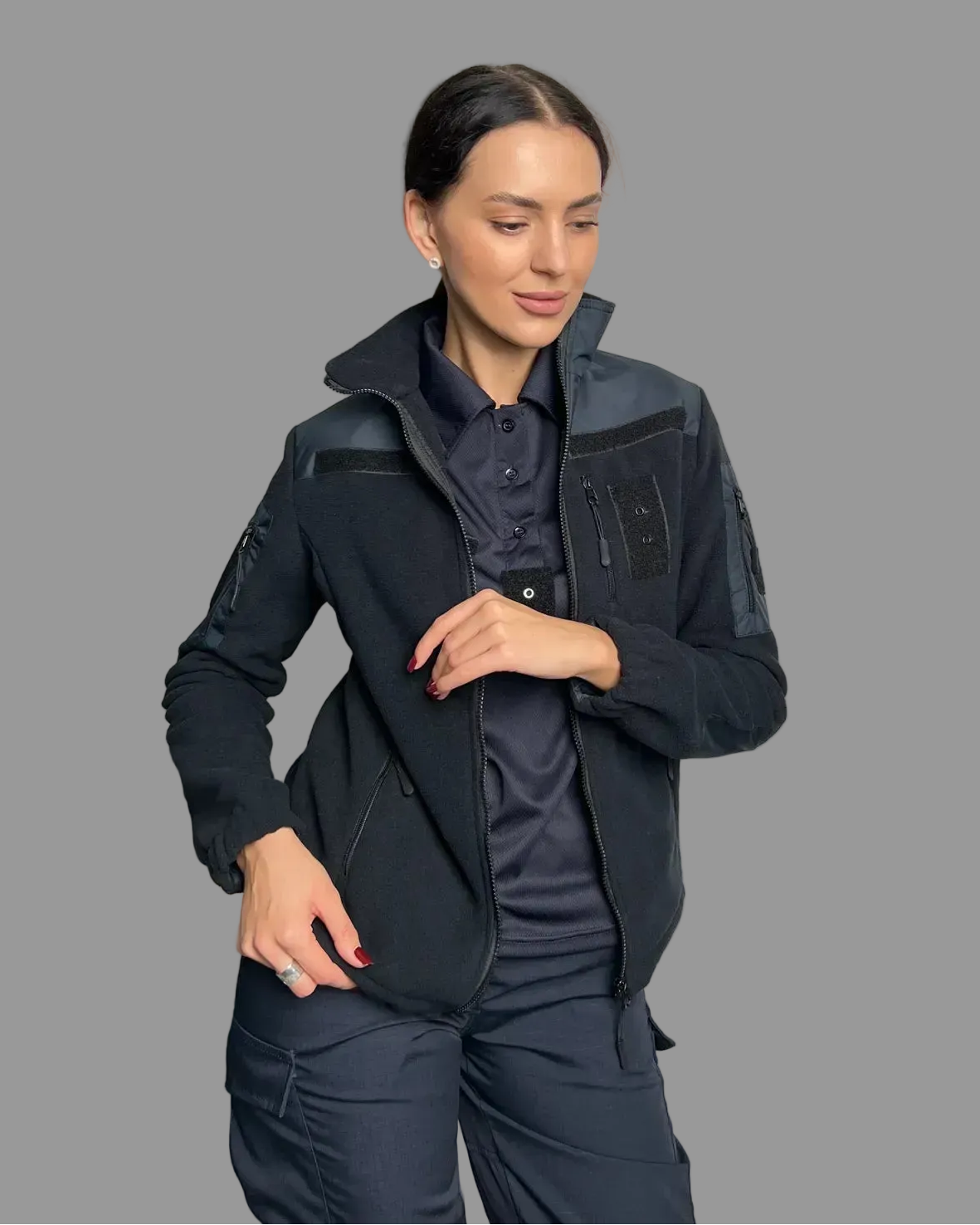 Bluza polarowa damska taktyczna 5.45 – granatowa