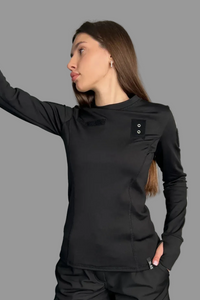 Longsleeve taktyczny damski ocieplany 5.45 – czarny