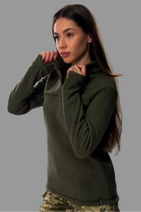 Bluza polarowa damska Delta Polartec 5.45 – oliwkowa