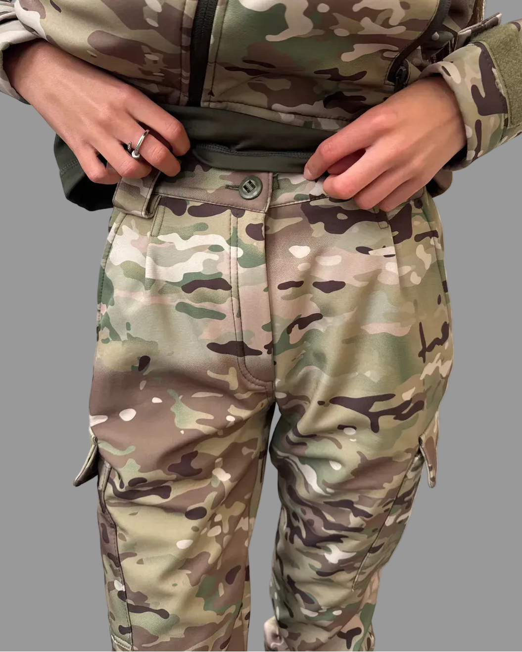 Spodnie taktyczne damskie Soft Shell 5.45 – multicam