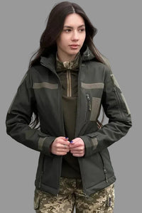 Kurtka Soft Shell damska 5.45 – oliwkowa