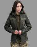 Kurtka Soft Shell damska 5.45 – oliwkowa