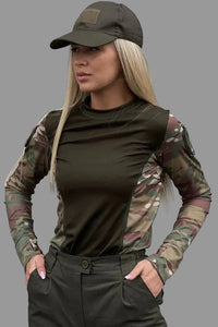 Longsleeve taktyczny damski 5.45 – multicam