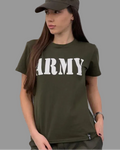 Koszulka taktyczna damska ARMY 5.45 – oliwkowa