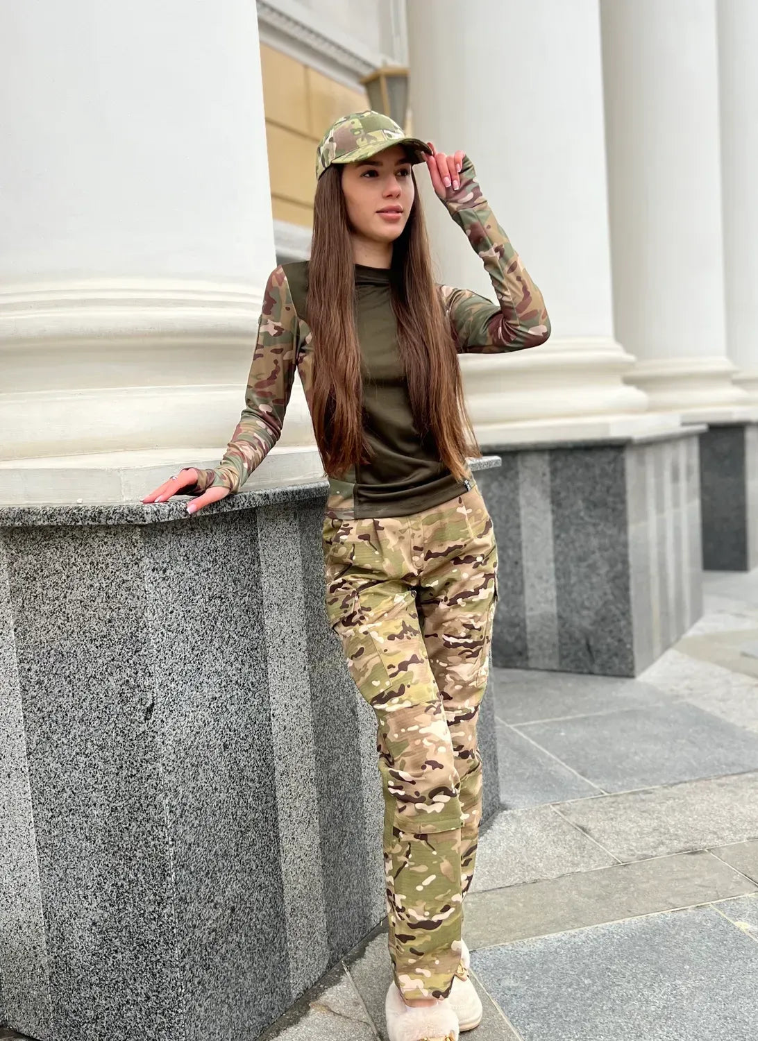 Spodnie taktyczne damskie 5.45 – multicam