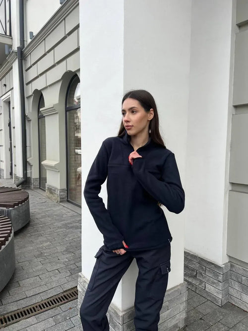 Bluza polarowa damska Delta Polartec 5.45 – granatowa