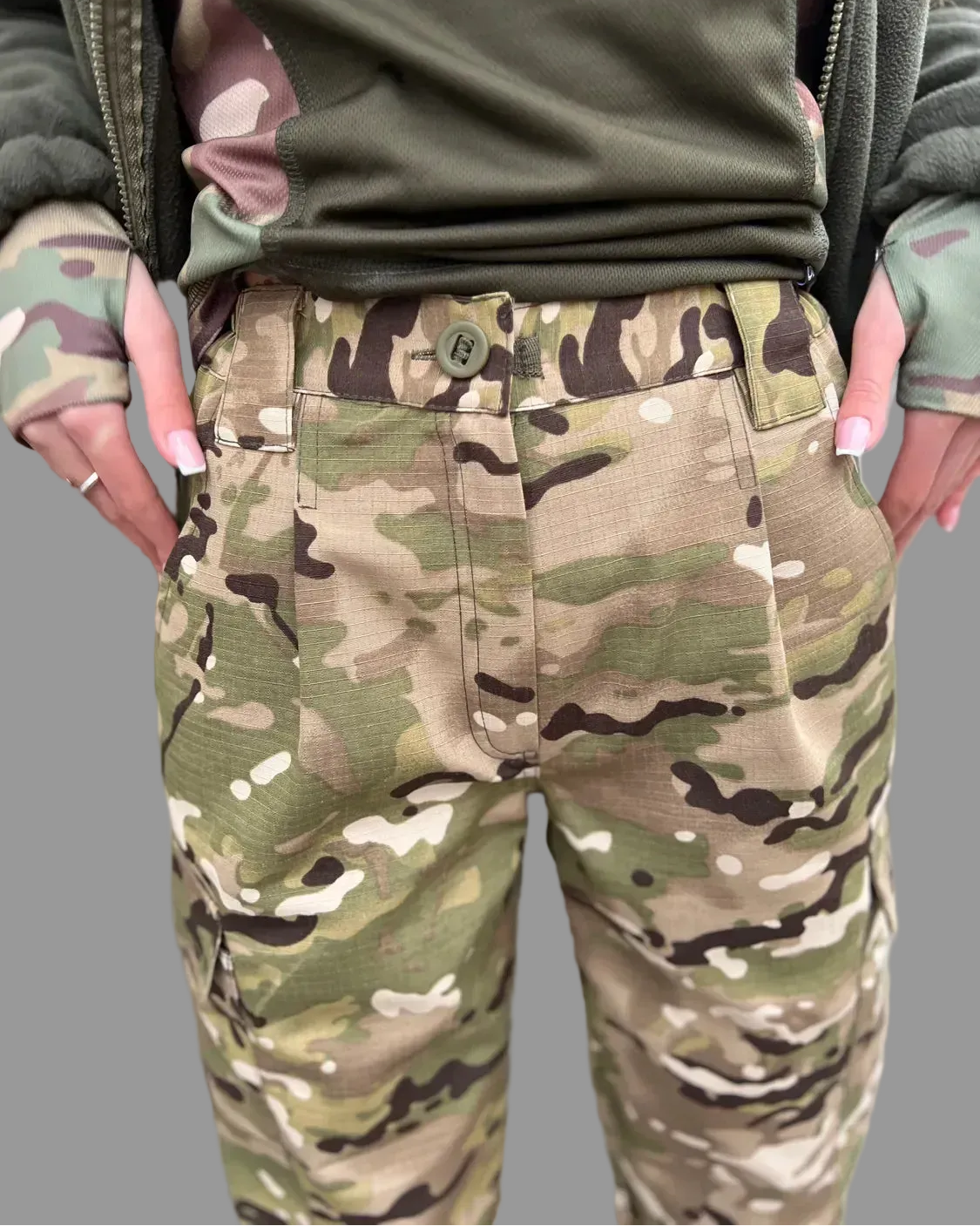 Spodnie taktyczne damskie 5.45 – multicam