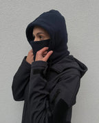 Komin z kapturem / buff 5.45 – granatowy