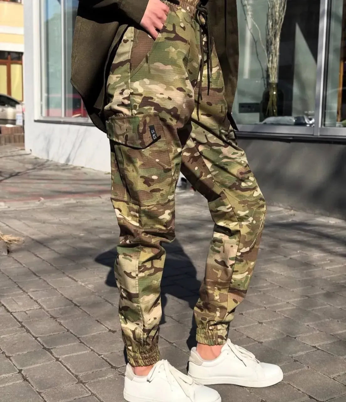 Spodnie taktyczne damskie Cargo 5.45 – multicam