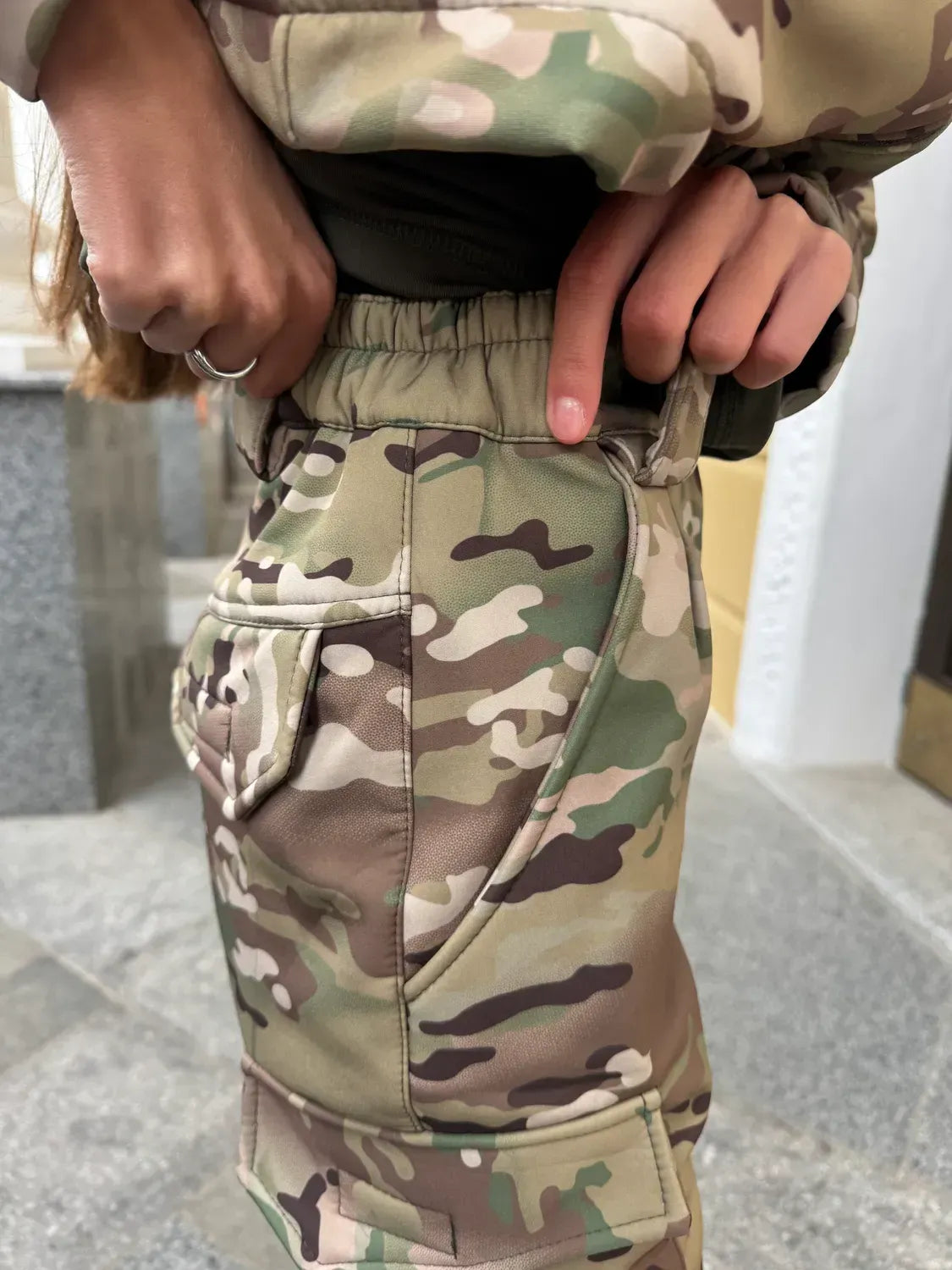 Spodnie taktyczne damskie Soft Shell 5.45 – multicam