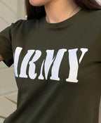 Koszulka taktyczna damska ARMY 5.45 – oliwkowa