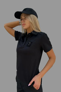 Polo taktyczne damskie 5.45 – czarne