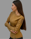 Longsleeve taktyczny damski 5.45 – coyote