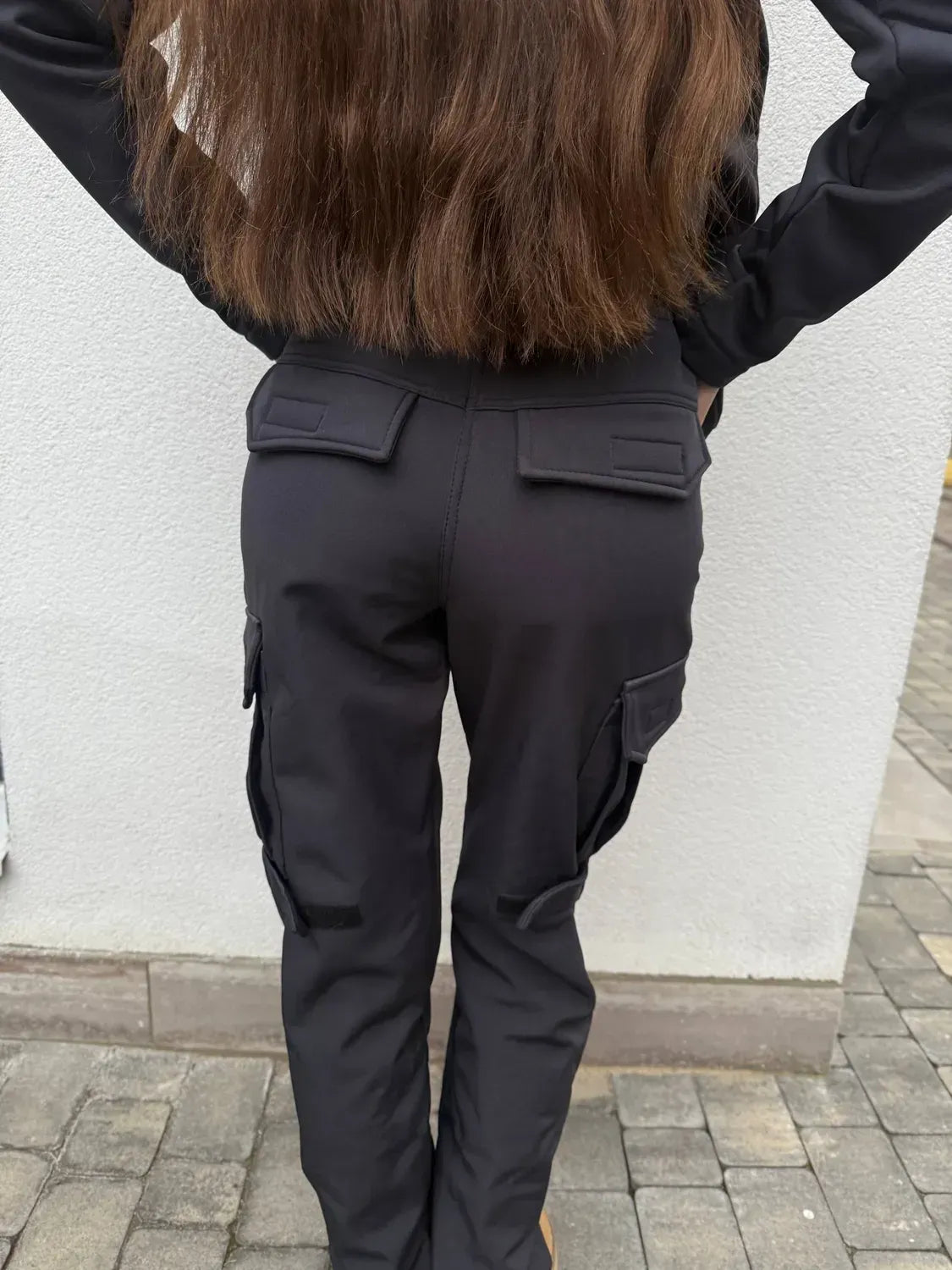 Spodnie taktyczne damskie Soft Shell 5.45 – granatowe