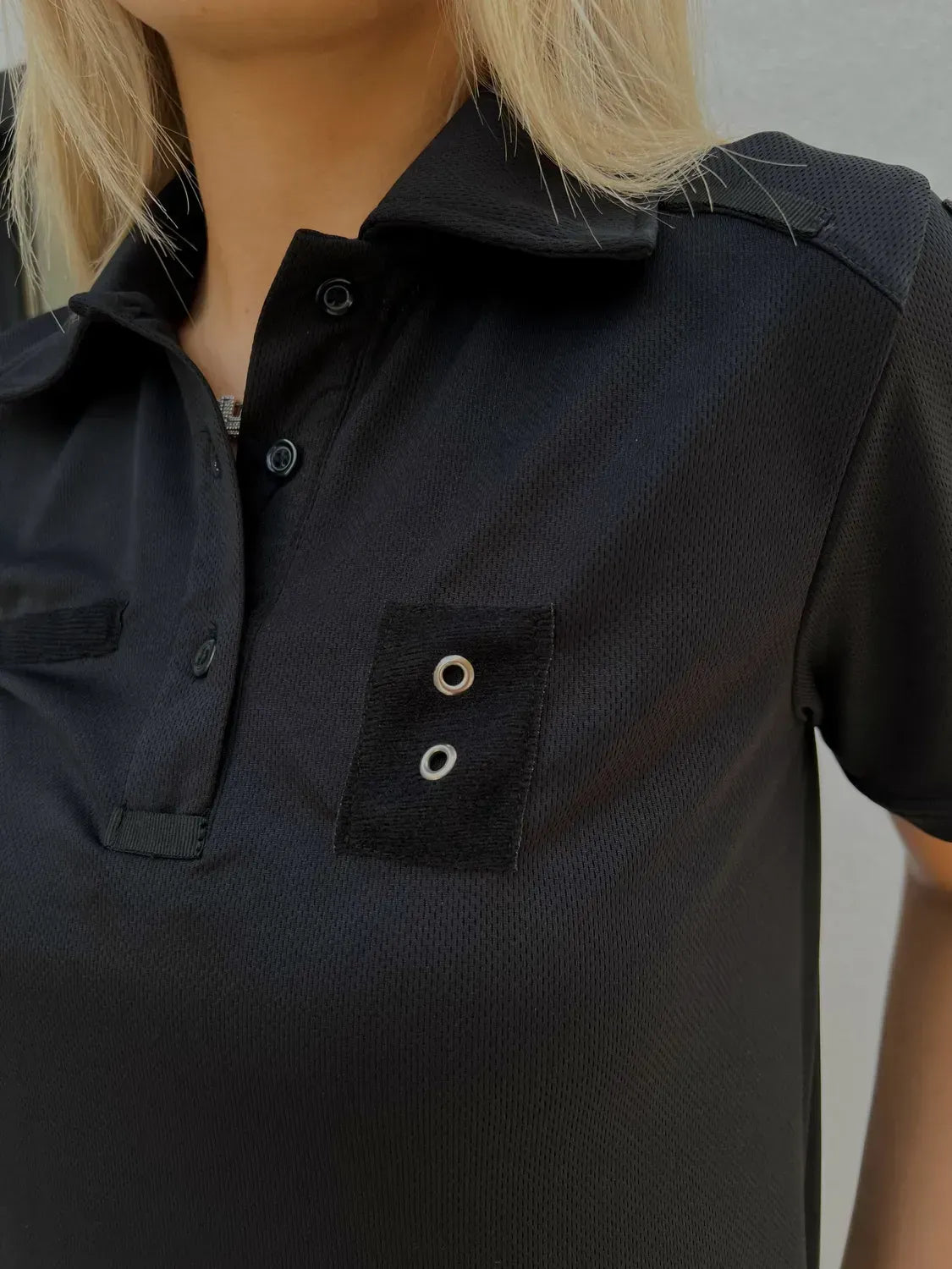 Polo taktyczne damskie 5.45 – czarne