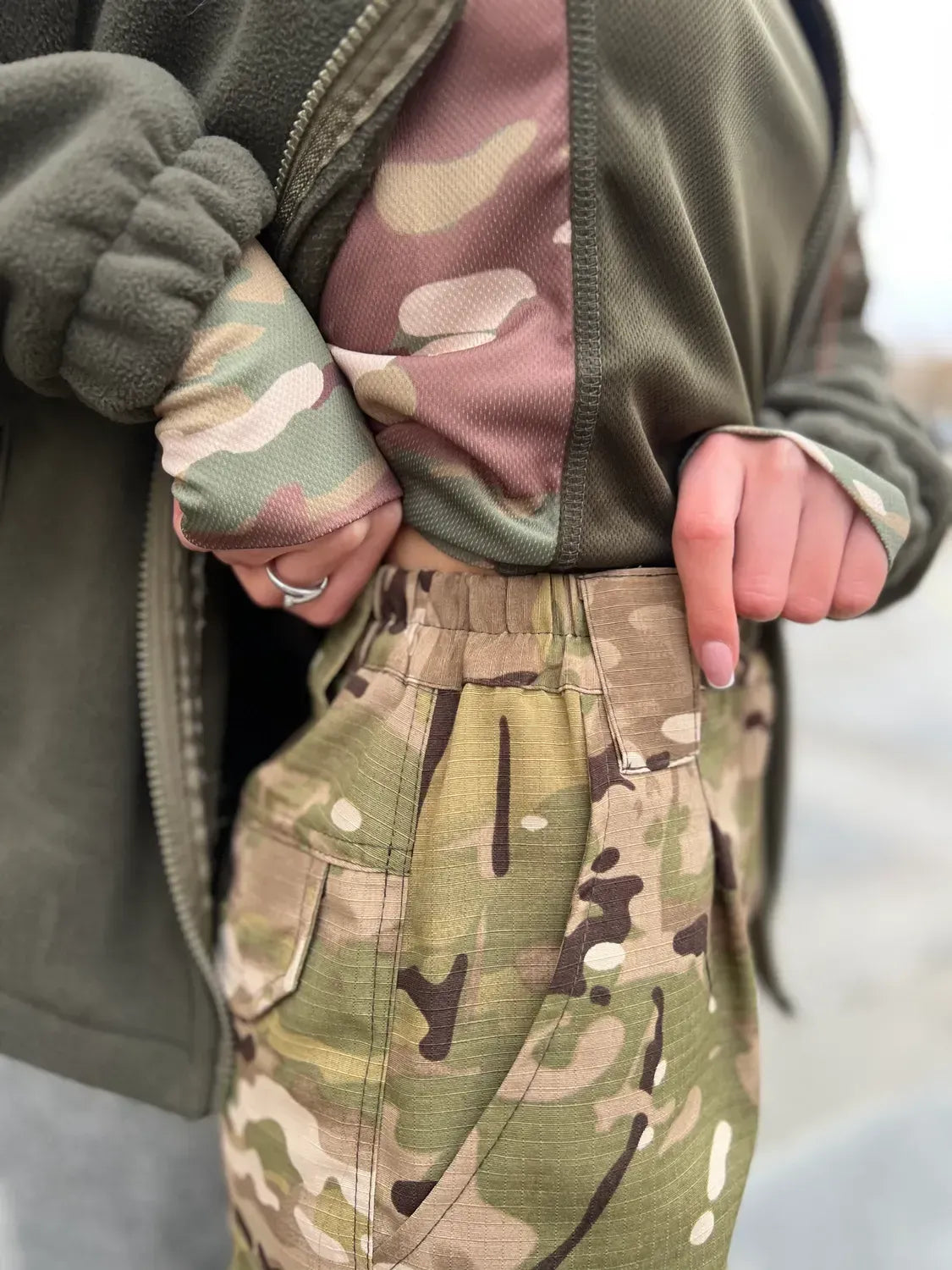 Spodnie taktyczne damskie 5.45 – multicam