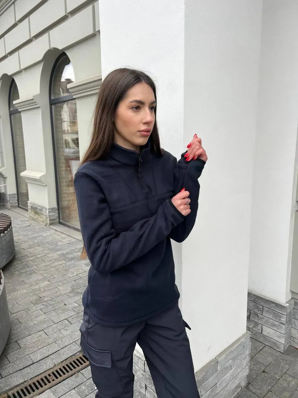 Bluza polarowa damska Delta Polartec 5.45 – granatowa