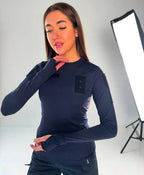 Longsleeve taktyczny damski ocieplany 5.45 – granatowy