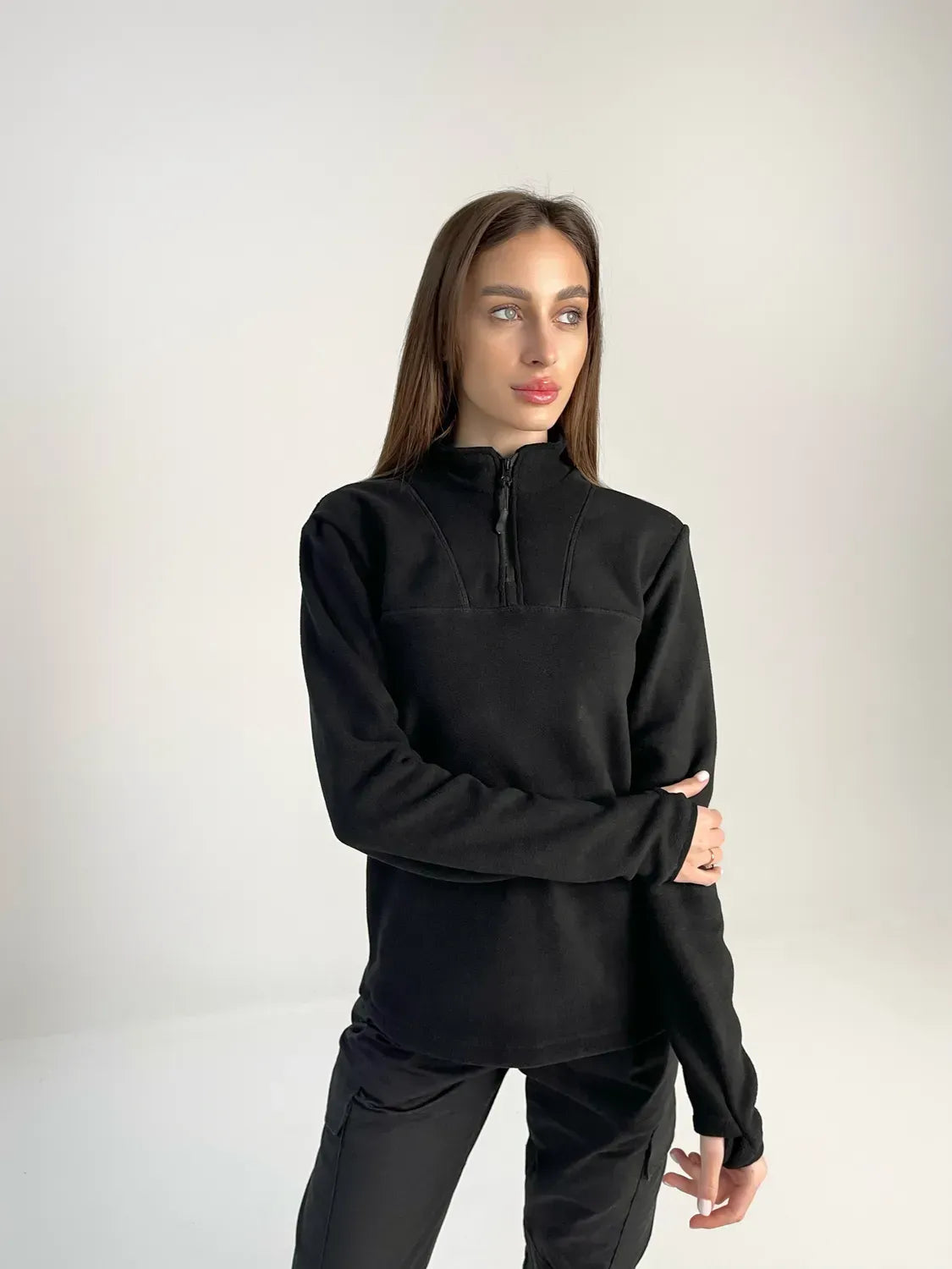 Bluza polarowa damska Delta Polartec 5.45 – czarna