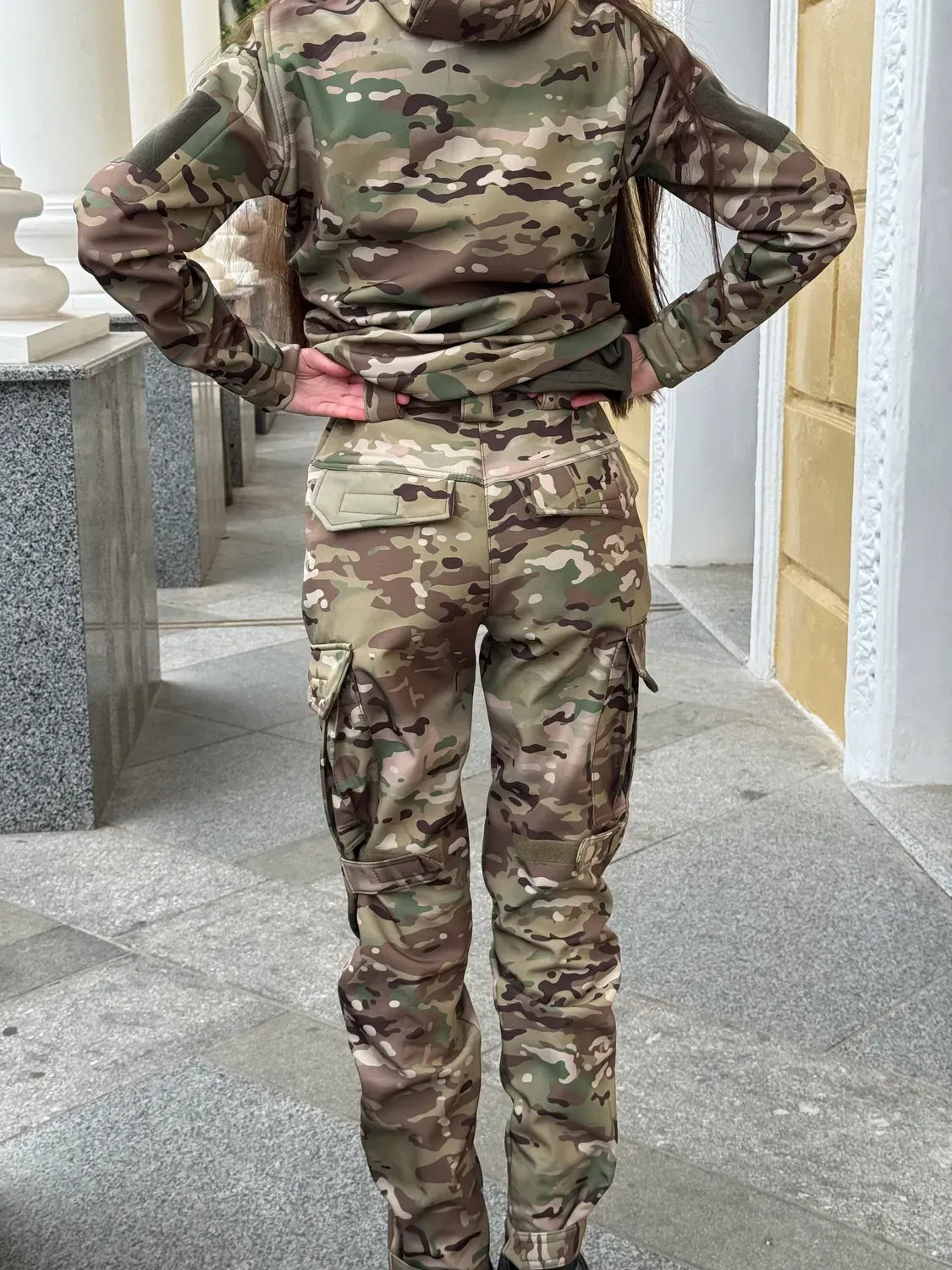 Spodnie taktyczne damskie Soft Shell 5.45 – multicam