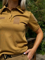 Polo taktyczne damskie 5.45 – coyote