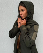 Kurtka Soft Shell damska 5.45 – oliwkowa