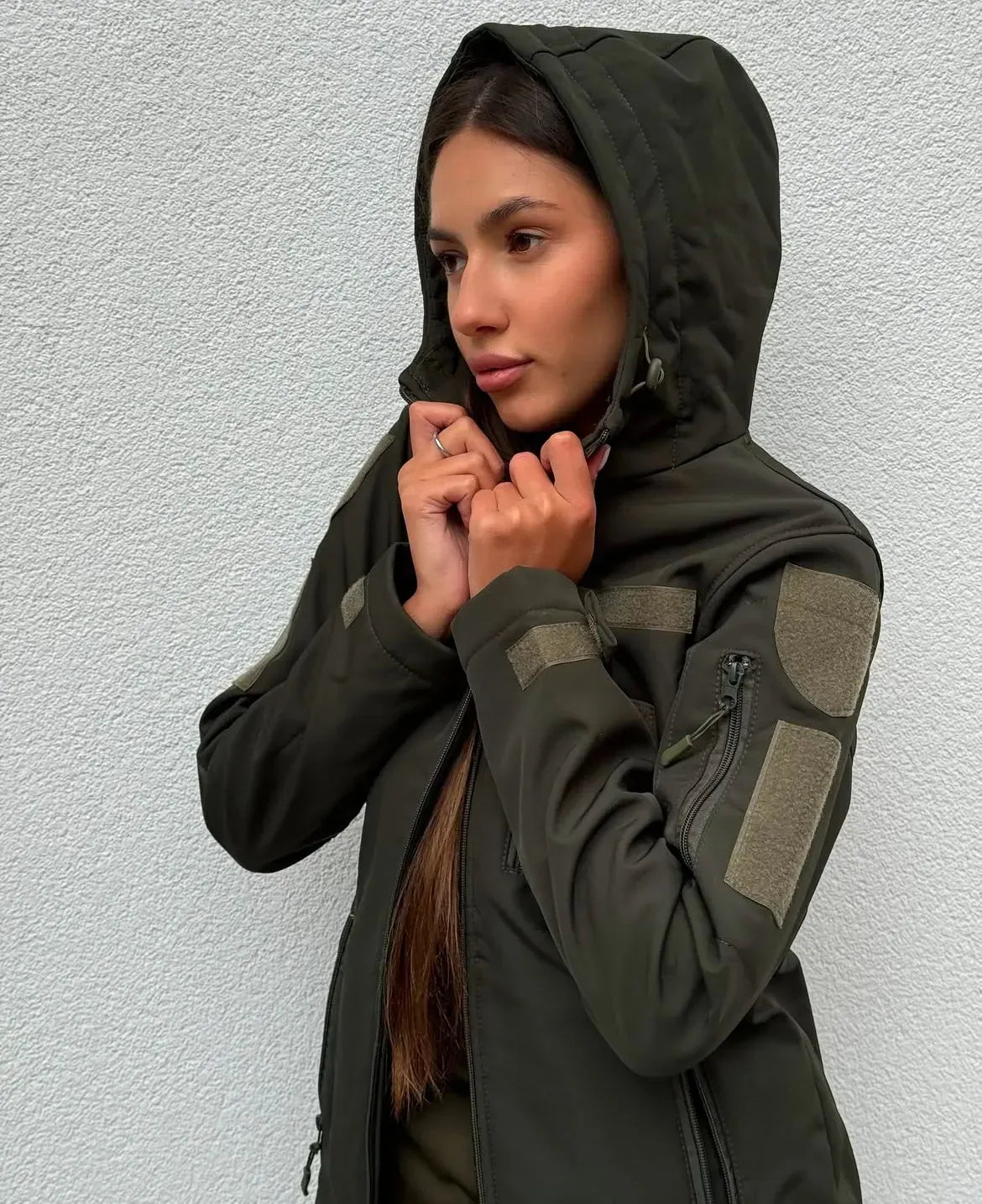 Kurtka Soft Shell damska 5.45 – oliwkowa