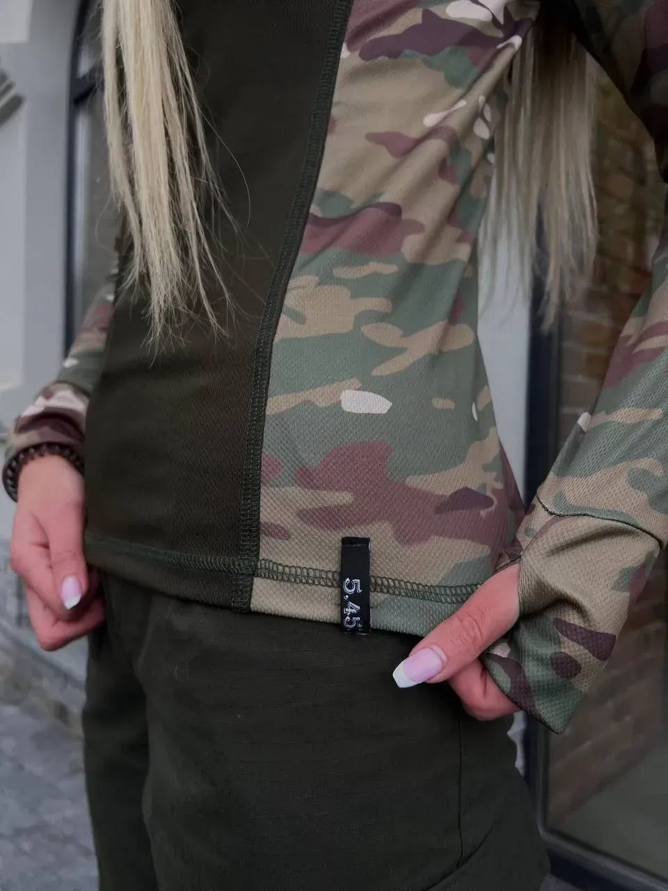 Longsleeve taktyczny damski 5.45 – multicam