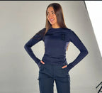 Longsleeve taktyczny damski 5.45 – granatowy