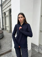 Bluza polarowa damska Delta Polartec 5.45 – granatowa