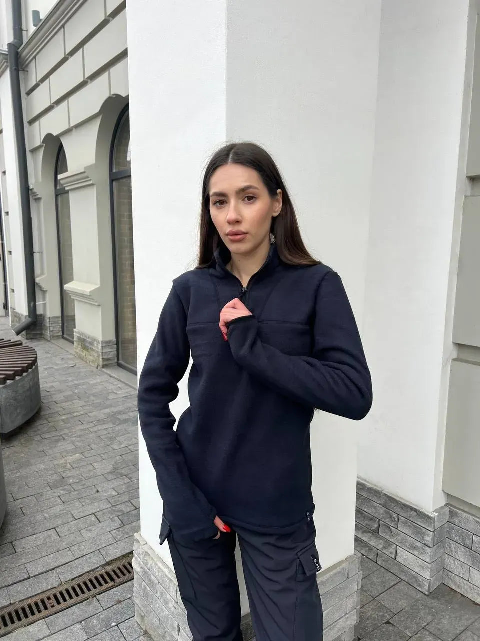 Bluza polarowa damska Delta Polartec 5.45 – granatowa