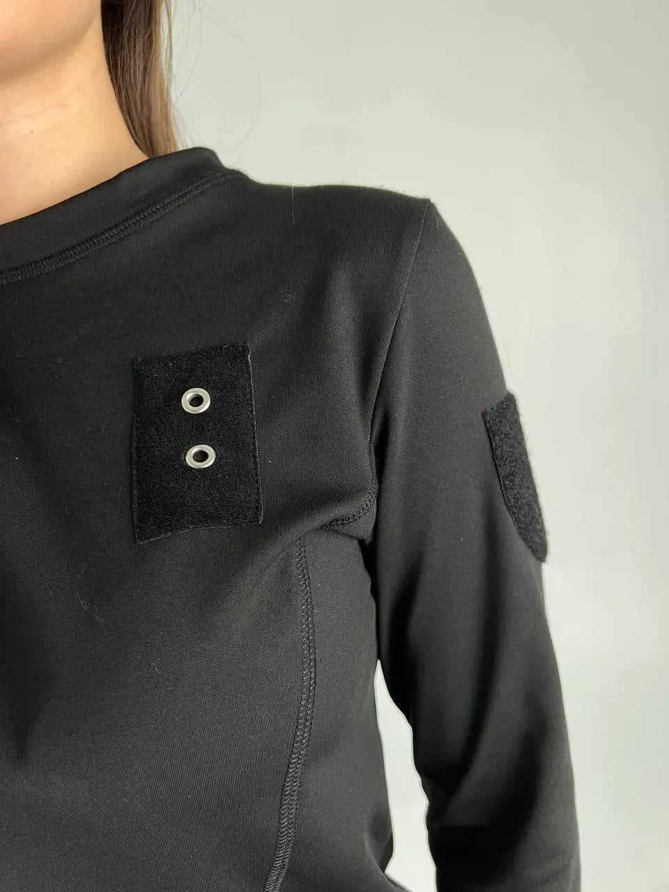 Longsleeve taktyczny damski ocieplany 5.45 – czarny