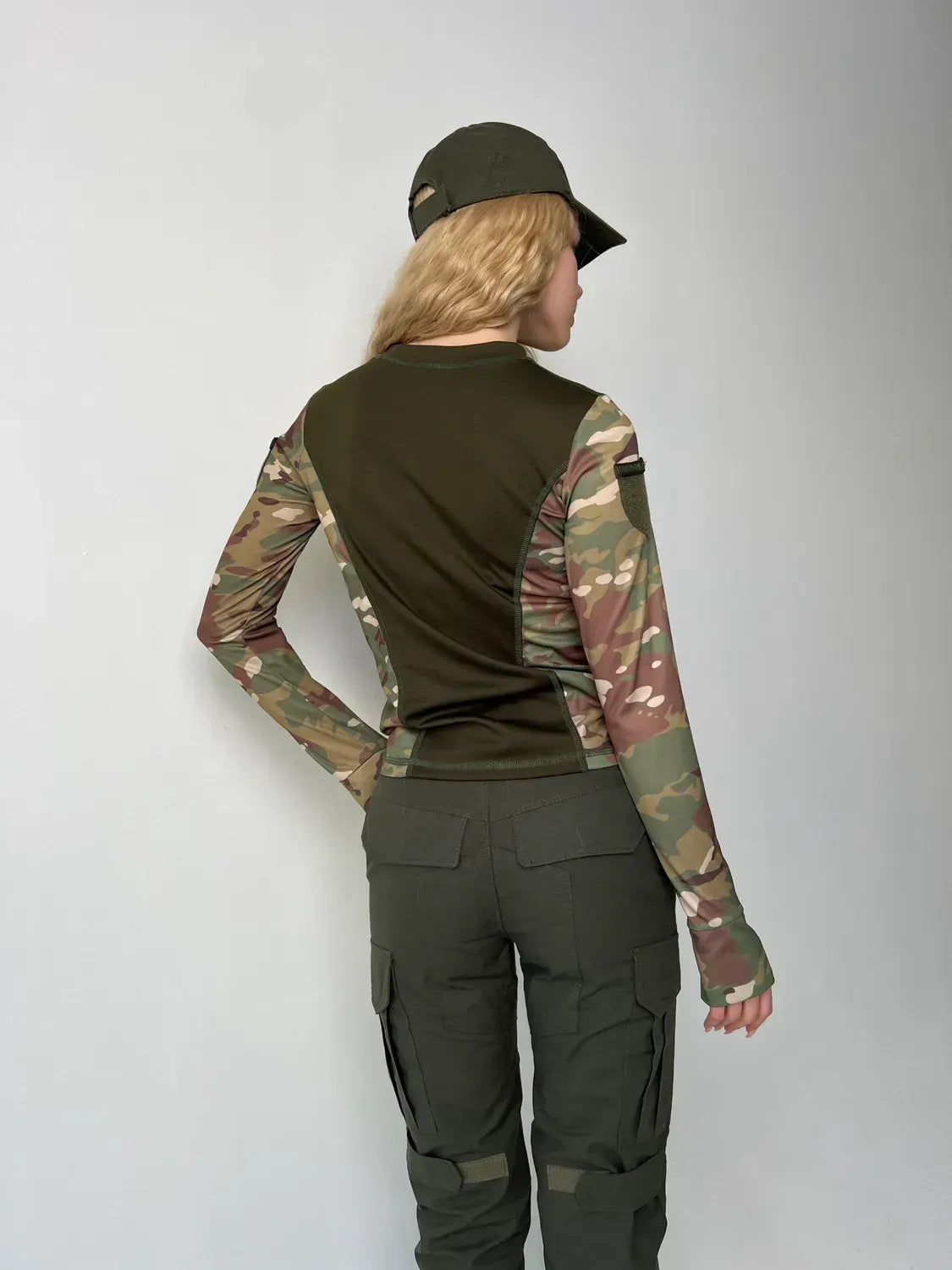 Komplet taktyczny damski Longsleeve + Spodnie 5.45 – multicam/oliwkowy