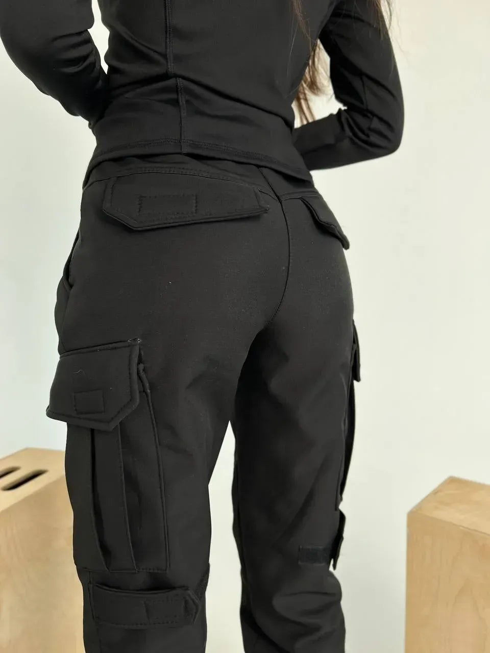Spodnie taktyczne damskie Soft Shell 5.45 – czarne