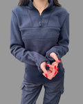 Bluza polarowa damska Delta Polartec 5.45 – granatowa