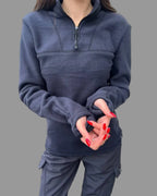 Bluza polarowa damska Delta Polartec 5.45 – granatowa