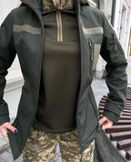 Kurtka Soft Shell damska 5.45 – oliwkowa